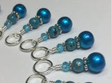 Yarn Sheep Knitting Stitch Marker Set- SNAG FREE Blue Stitch Marker Jewelry-  Beaded Tools-  Animal Gift for Knitters ,  - Jill's Beaded Knit Bits, Jill's Beaded Knit Bits
 - 4