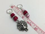 Peacock Stitch Marker Charm Set, Gifts for Knitters, Snag Free Beaded Bird Knitting Markers, Knitting Accessories ,  - Jill's Beaded Knit Bits, Jill's Beaded Knit Bits
 - 5