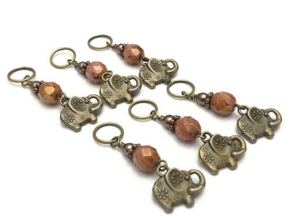 Elephant Stitch Markers - Snag Free