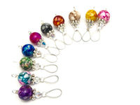 Wire Loop Stitch Marker Set - Multi Colored 10 piece