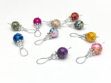 Wire Loop Stitch Marker Set - Multi Colored 10 piece