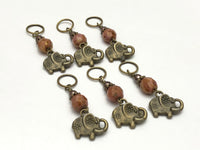 Elephant Stitch Markers - Snag Free