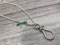 Dragonfly Stitch Marker Necklace