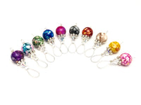 Wire Loop Stitch Marker Set - Multi Colored 10 piece