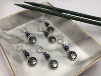 Mermaid Stitch Markers with Snag Free Rings