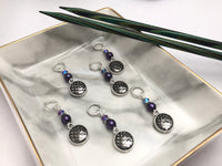 Mermaid Stitch Markers with Snag Free Rings