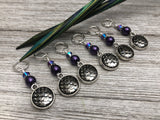 Mermaid Stitch Markers with Snag Free Rings