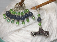 Antique Pick up Truck Stitch Marker Set , Stitch Markers - Jill's Beaded Knit Bits, Jill's Beaded Knit Bits
 - 1