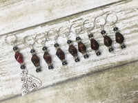 Slice of Pizza 9 Piece Stitch Marker Set , Stitch Markers - Jill's Beaded Knit Bits, Jill's Beaded Knit Bits
 - 2