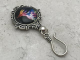 Rainbow Bird MAGNETIC Portuguese Knitting Pin- ID Badge Holder