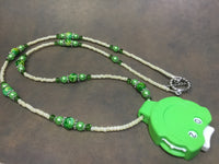 Green Row Counter Necklace for Knitting or Crochet , jewelry - Jill's Beaded Knit Bits, Jill's Beaded Knit Bits
 - 8