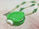Green Row Counter Necklace for Knitting or Crochet , jewelry - Jill's Beaded Knit Bits, Jill's Beaded Knit Bits
 - 2