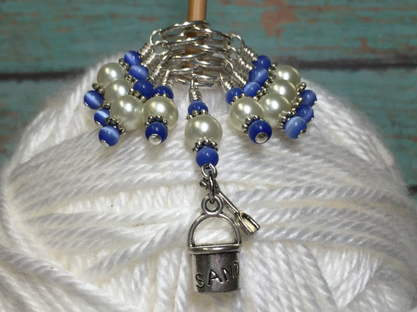 Sand Pail Stitch Marker Set , Stitch Markers - Jill's Beaded Knit Bits, Jill's Beaded Knit Bits
 - 1