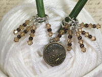 Scorpio Zodiac Sign Stitch Marker Set Scorpio- 9 Pieces , Stitch Markers - Jill's Beaded Knit Bits, Jill's Beaded Knit Bits
 - 4