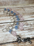 Stork Stitch Marker Set For Knitting Or Crochet , Stitch Markers - Jill's Beaded Knit Bits, Jill's Beaded Knit Bits
 - 5