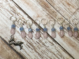 Stork Stitch Marker Set For Knitting Or Crochet , Stitch Markers - Jill's Beaded Knit Bits, Jill's Beaded Knit Bits
 - 7