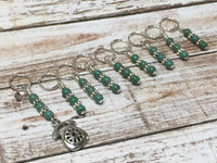 Rotary Telephone Stitch Marker Set- 9 Pieces , Stitch Markers - Jill's Beaded Knit Bits, Jill's Beaded Knit Bits
 - 1