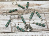 Rotary Telephone Stitch Marker Set- 9 Pieces , Stitch Markers - Jill's Beaded Knit Bits, Jill's Beaded Knit Bits
 - 4