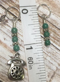 Rotary Telephone Stitch Marker Set- 9 Pieces , Stitch Markers - Jill's Beaded Knit Bits, Jill's Beaded Knit Bits
 - 7