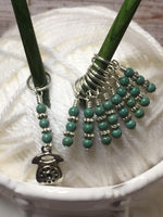 Rotary Dial Antique Telephone Stitch Marker Set , Stitch Markers - Jill's Beaded Knit Bits, Jill's Beaded Knit Bits
 - 7