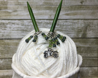 Farm Tractor Stitch Marker Set-Snag Free , Stitch Markers - Jill's Beaded Knit Bits, Jill's Beaded Knit Bits
 - 3