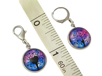 Tree Stitch Markers for Knitting or Crochet, Closed Rings, Open Rings, or Clasps