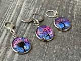 Tree Stitch Markers for Knitting or Crochet, Closed Rings, Open Rings, or Clasps