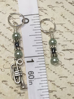 Trumpet Stitch Marker Set For Music Lovers , Stitch Markers - Jill's Beaded Knit Bits, Jill's Beaded Knit Bits
 - 7