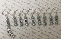 Trumpet Stitch Marker Set For Music Lovers , Stitch Markers - Jill's Beaded Knit Bits, Jill's Beaded Knit Bits
 - 3