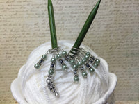 Trumpet Stitch Marker Set For Music Lovers , Stitch Markers - Jill's Beaded Knit Bits, Jill's Beaded Knit Bits
 - 4