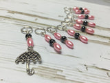 Pink Pearl Parasol Stitch Marker Set , Stitch Markers - Jill's Beaded Knit Bits, Jill's Beaded Knit Bits
 - 9