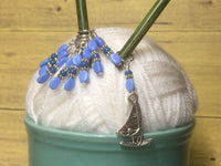 Wind Surfer Stitch Marker Set- Snag Free , Stitch Markers - Jill's Beaded Knit Bits, Jill's Beaded Knit Bits
 - 3