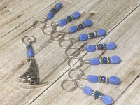 Wind Surfer Stitch Marker Set- Snag Free , Stitch Markers - Jill's Beaded Knit Bits, Jill's Beaded Knit Bits
 - 1