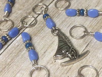 Wind Surfer Stitch Marker Set- Snag Free , Stitch Markers - Jill's Beaded Knit Bits, Jill's Beaded Knit Bits
 - 4