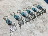 Yarn Ball & Knitting Needles Stitch Markers- Set of 6 , Stitch Markers - Jill's Beaded Knit Bits, Jill's Beaded Knit Bits
 - 4