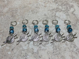 Yarn Ball & Knitting Needles Stitch Markers- Set of 6 , Stitch Markers - Jill's Beaded Knit Bits, Jill's Beaded Knit Bits
 - 5